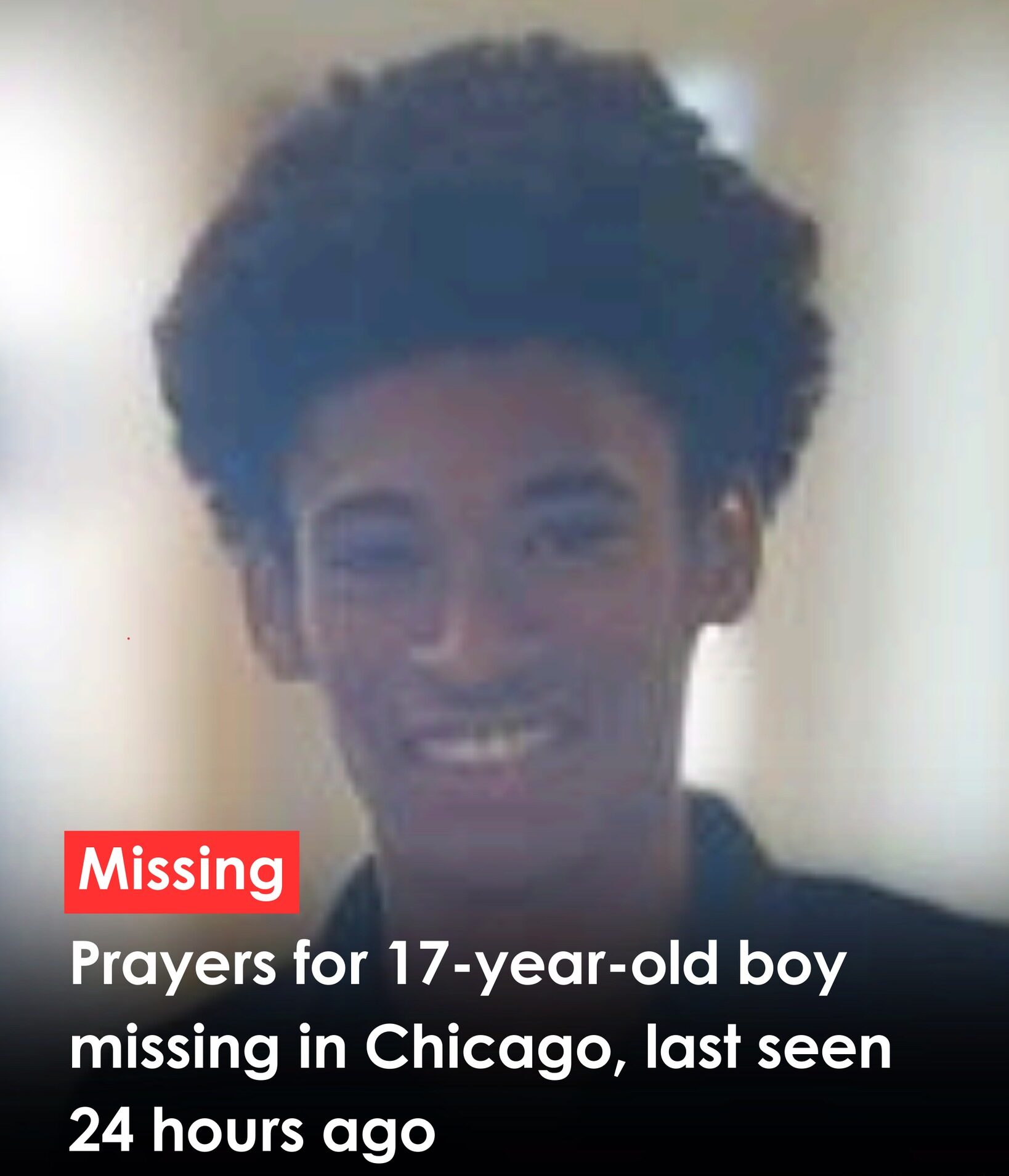 Search Continues for Missing 17-Year-Old Treshon Holland