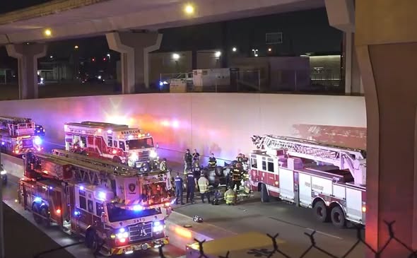 Woman, 27, Dies After Car Falls From Upper Level of I-35 in San Antonio